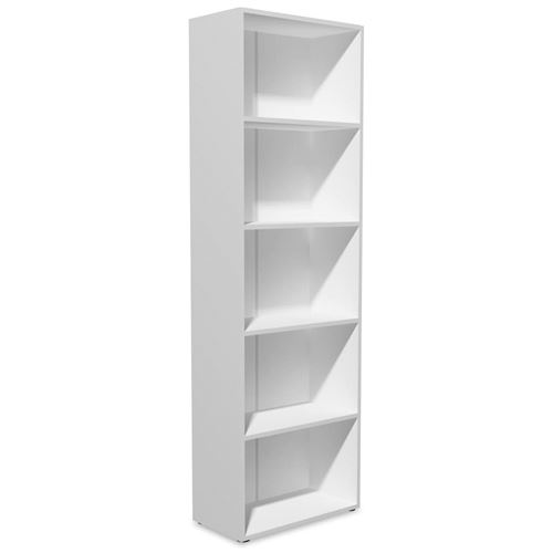vidaXL Boekenplank 60x31x190 cm spaanplaat wit