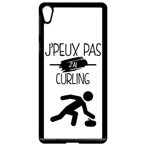 Coque sony xperia e5 j peux pas j ai curling 1