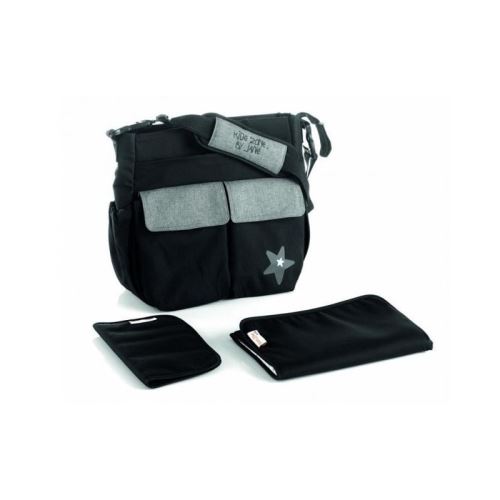 JANE Sac a langer Mama Bag Soil - Noir