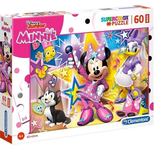 Clementoni supercolor maxi puzzle Minnie Mouse 60 pièces