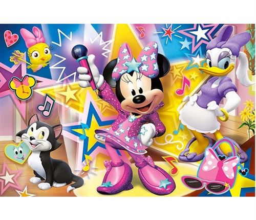 Clementoni supercolor maxi puzzle Minnie Mouse 60 pièces - Puzzle - Achat &  prix