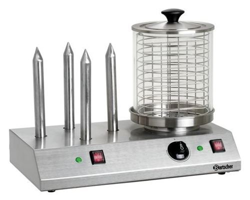 Appareil Hot Dog Professionnel 4 Plots - Bartscher -