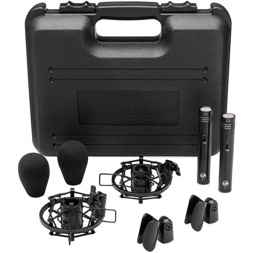 Non Communiqué Noir Warm Audio Wa-84 Set Stéréo Micro À Condensateur (Noir)