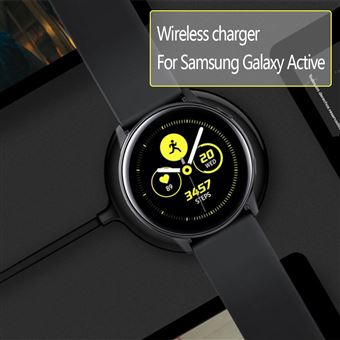 Chargeur Sans Fil Qi Compatible avec Samsung Galaxy Watch Active Noir Chargeur pour telephone mobile Achat prix fnac