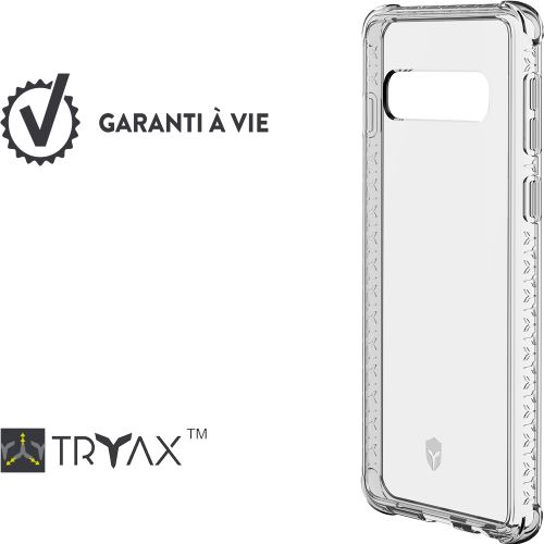 Force Case Air - Achterzijde behuizing voor mobiele telefoon - robuust - plastic, thermoplastic polyurethaan (TPU) - transparant - voor Samsung Galaxy S10