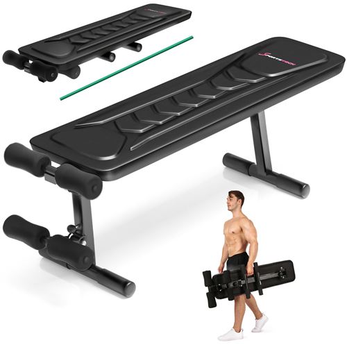 Sportstech Banc De Musculation Brt100 Appareil Multifonction Pliable Inclinable Muscu Entrainement Reglable Poignees Push Up Fitness Muscles Abdominaux Jambes Musculation Achat Prix Fnac