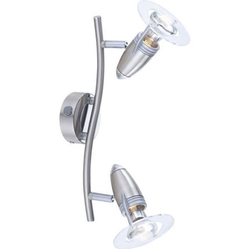 Globo spot nickel mat l33,5 x l12,5 cm - chrome globo lighting 54120-2