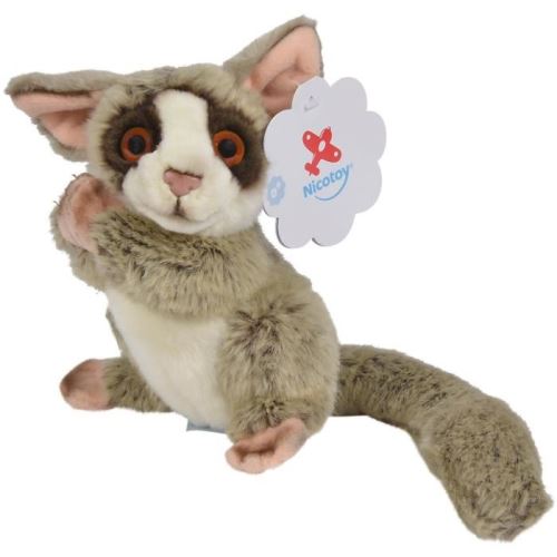 NICOTOY Peluche Galago assis - 17 cm