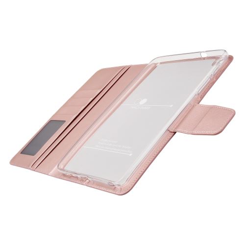 WISETONY® Étui en PU multi-poches pour votre Samsung Galaxy Tab A T290/T295 8.0 - Or rose