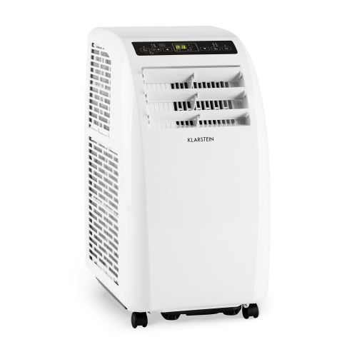 Klarstein Metrobreeze Rom - Climatiseur Mobile, Ventilateur, Température Entre 18 Et 30°C, Minuterie, Puissance 10000 Btu, Trois Vitesses, Classe Énergétique A+ - Blanc