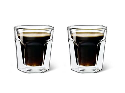 Verre à double paroi Leopold Vienna Espresso 100ml 2 pièces