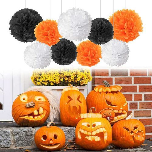 Lot de 12 pompons/ mixtes en papier de soie Guirlande /à suspendre D/écorations de f/ête de mariage 30 cm /& 35 cm Pink Shade mix 12/& 14