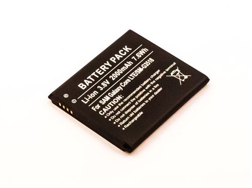 Battery SAM Galaxy Core LTE, SM-G3518, Li-ion, 3,8V, 2000mAh, 7,6Wh