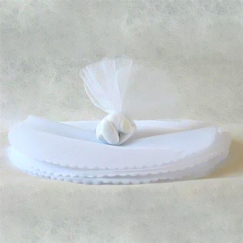 25 tulles ronds 24cm - blanc - Coloris : BlancRDU114/25/B
