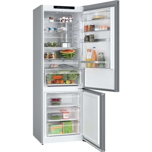 Refrigerateur double porte KGN49LBCF bosch 311 noir ventile (no frost)