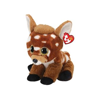 Peluche Ty Beanie Babies Medium Buckley Le Renne Marron