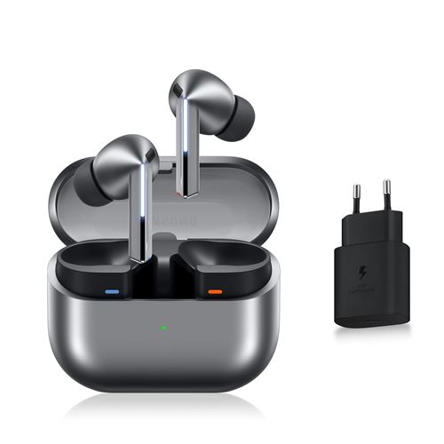 Écouteurs Sans Fil- Samsung- Galaxy Buds3 Pro- Argent- Audio 360 Et Galaxy Ai