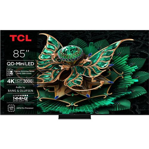 Téléviseur TCL 85C7K QLED 4K Ultra HD 85 pouces Smart TV Google TV Wifi