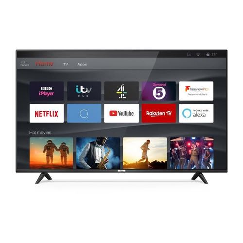 TCL 55P610 - 55 diagonale klasse (54.6 zichtbaar) led-achtergrondverlichting lcd-tv - Smart TV - Smart TV.3 - 4K UHD (2160p) 3840 x 2160 - HDR - zwart