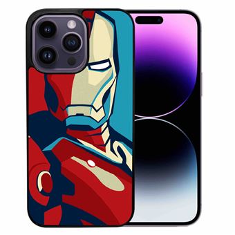Coque pour iPhone 15 Pro - Iron Man Design Affiche - 1