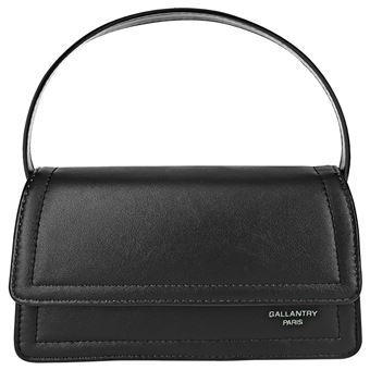 Sac à main en similicuir avec bandoulière amovible - Noir. Colour: black | Fr