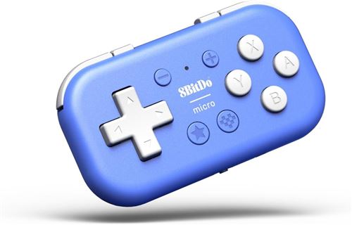 8bitdo Mini-manette bluetooth bleue pour Nintendo Switch Raspberry Pi