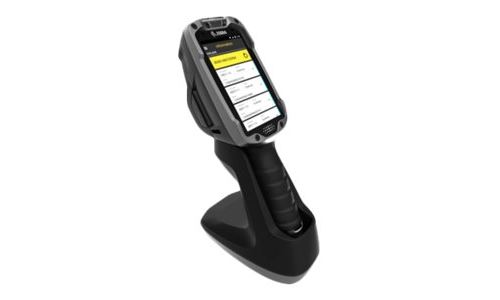 Zebra - Standaard voor streepjescodescanner - monteerbaar aan bureau - voor Zebra TC8000 Premium, TC8000 Standard, TC8300