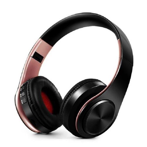Yonis Rose Casque Audio Bluetooth Sans Fil Avec Microphone Et Annulation De Bruit - Or - Image 3