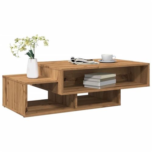 vidaXL - Table basse - Chêne - 105x55x32 cm - Image 2