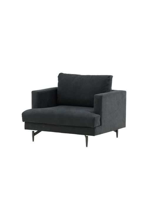 Non Communiqué Noir Sofia Fauteuil