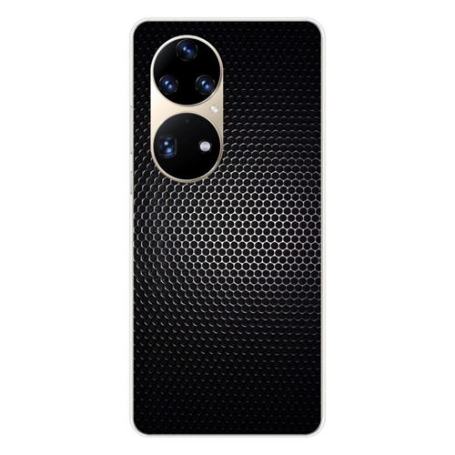 Coque en silicone imprimée compatible Huawei P50 Pro Dark Metal