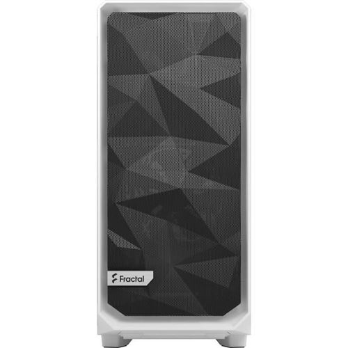 Non Communiqué Blanc Fractal Design Meshify 2 Compact Clear Tempered Glass - Mdt - Atx - Panneau Latéral Fenêtré (Verre Trempé) - Pas D'alimentation (Atx) - Usb/Audio