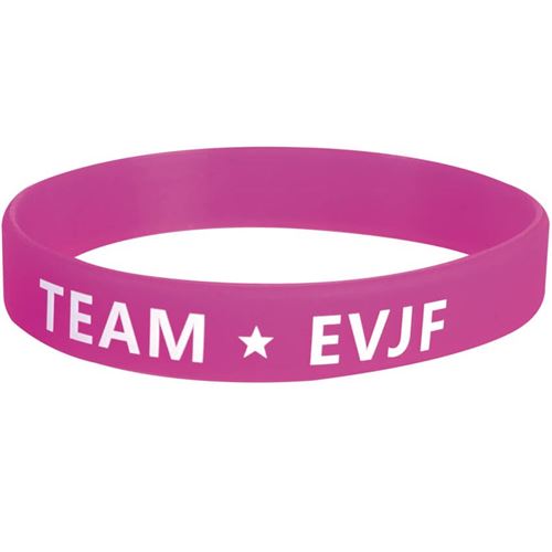 Bracelet enterrement de vie de jeune fille rose Team EVJF (x6) REF/66605 - ptit clown