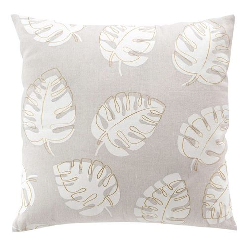 Non Communiqué Beige Coussin Déco Imprimé "Evasion" 45X45cm