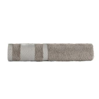 Serviette De Bain En Coton Rayé Hebden - 70x130cm, Douce Et Absorbante, Style Naturel Décontracté - 3