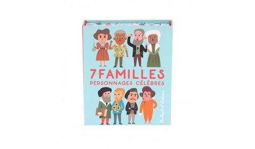 Non Communiqué Multicolore Jeu De 7 Familles Personnages Celebres Ingela P.arrhenius