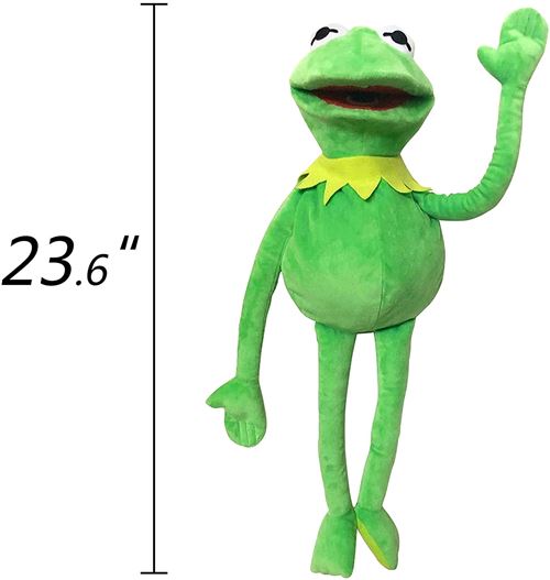 Kermit la grenouille + carte de Noël peluche 38 cm doudou The
