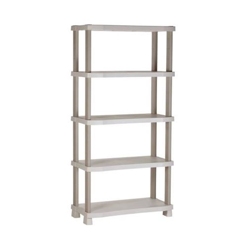 Plastiken - Bibliothèque - 5 étages - 90 x 45 x 184 cm - Beige - Image 3
