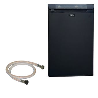 EZA Réfrigérateur à Absorption à Poser 3 Ways 100L 12V 230V et Gaz Camping-car + Flexible Basse Pression 150CM - 1
