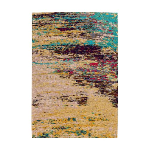 Non Communiqué Multicolore Tapis Tissé Imprimé À Motifs "Primavera Ii" 120 X 180 Cm