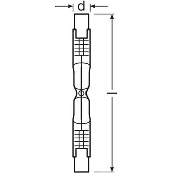 Osram HALOLINE ECO R7s 48W - Ampoule Halogène Tube 230V