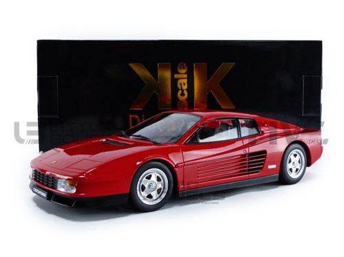 Voiture Miniature de Collection KK SCALE MODELS 1-18 - FERRARI Testarossa - 1984 - Red - 180501R