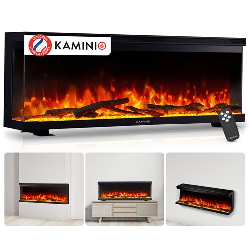 Kaminio Noir Cheminée Électrique Lea - Image 3