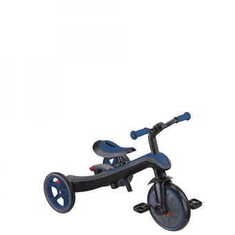 Globber - Tricycle évolutif pour bébé EXPLORER 4 en 1 - Bleu marine