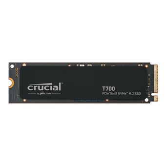 Crucial T700 - SSD - chiffré - 1 To - interne - PCI Express 5.0 (NVMe) - TCG Opal Encryption 2.01