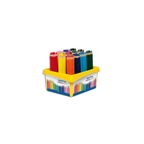 Schoolpack 108 crayons gros module M&eacute;ga PEFC couleurs assorties