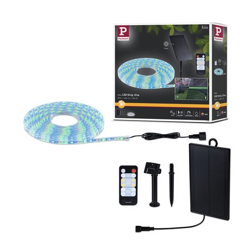 Paulmann 71196 Solar-Lichtschlauch EEK: A (A - G) 3.8 W Mehrfarbig Schwarz, Weiß