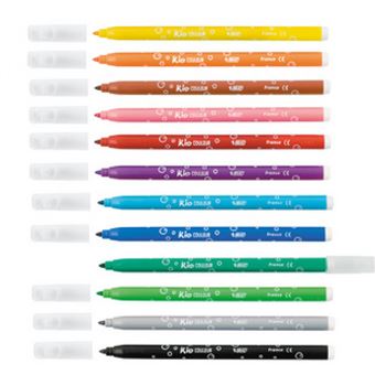 BIC KIDS Feutre Kid Couleur medium, étui en carton de 12