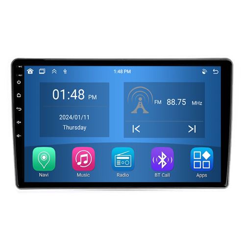 Autoradio RoverOne® Bluetooth CarPlay Android Auto Navigation 4Go RAM 64Go ROM pour Nissan X-Trail X Trail XTrail 1 T30 2000-2007