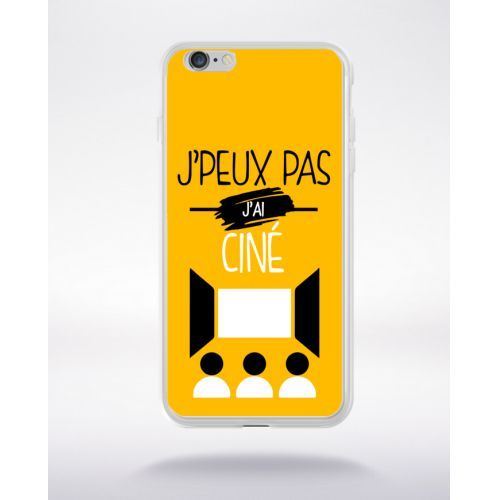 Coque transparente iphone 6 j peux pas j ai cin 5